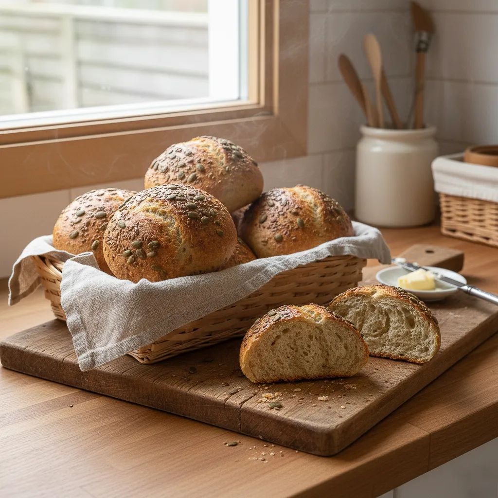 panecillos integrales receta