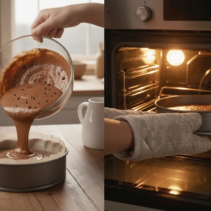 Paso 7 de la receta de Tarta de Chocolate