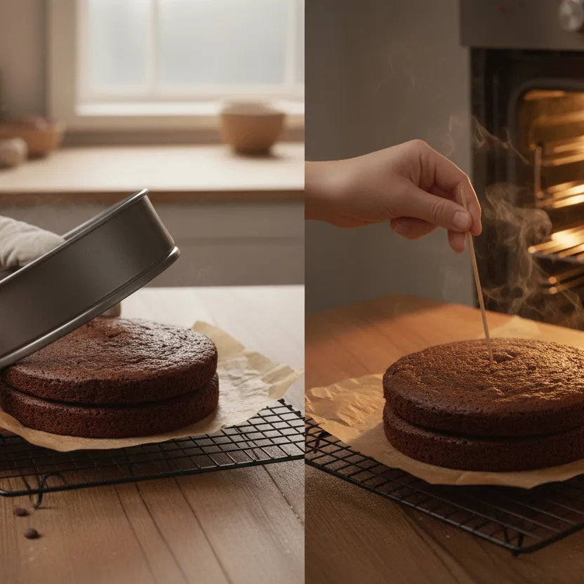 Paso 8 de la receta de Tarta de Chocolate