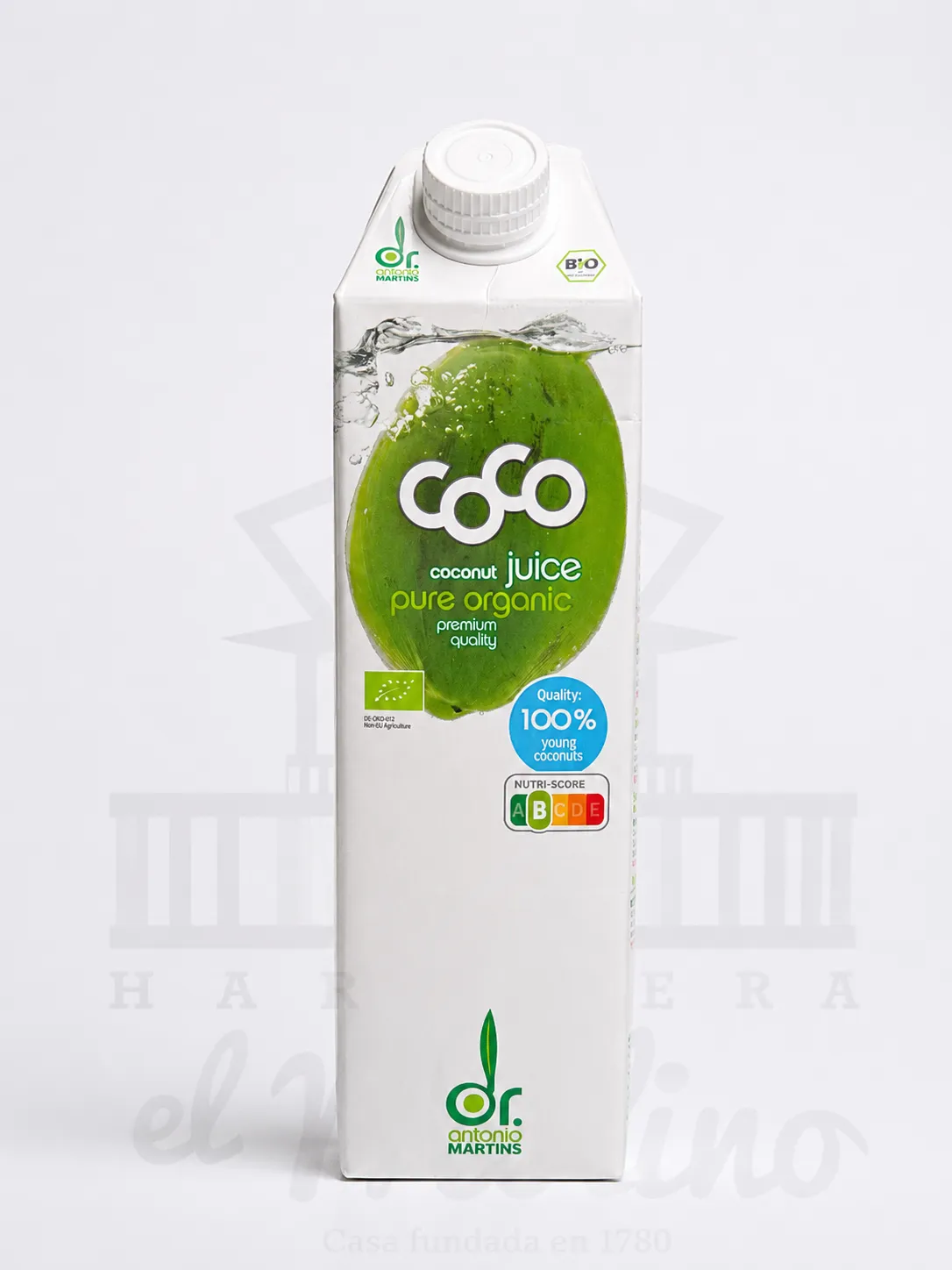 agua de coco natural (jugo)