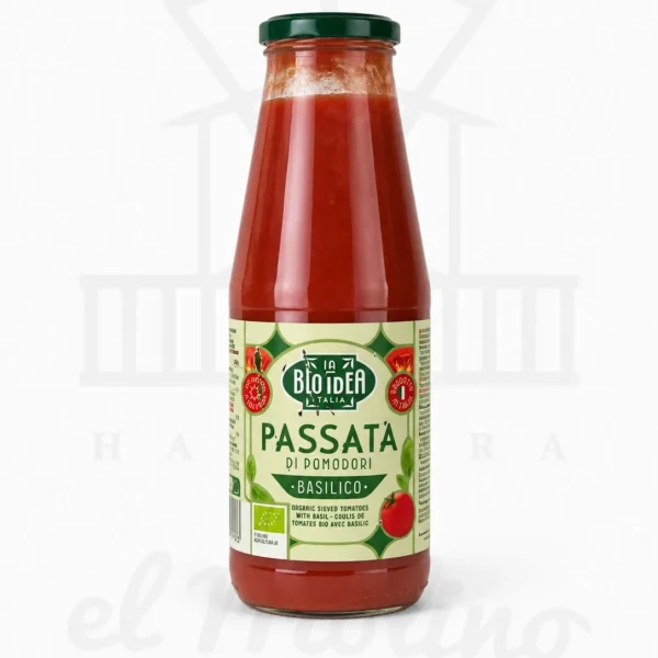 Tomate albahaca Passata di Pomodori ecológico